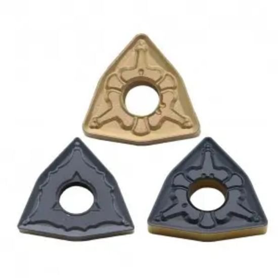 Picture of WNMG432 MA IC2015 ICE WNMG080408 MA IC2015 Trigon Negative Carbide 0.0320 0.81mm Radius Medium, Semi Finishing